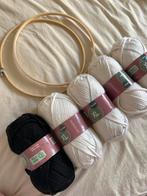 Breigaren & Borduurringen Set - Nieuw!, Hobby en Vrije tijd, Ophalen of Verzenden, Nieuw, Breien of Haken, Wol of Garen