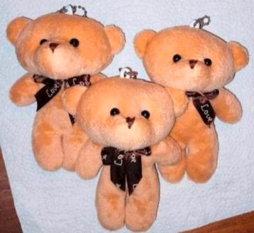 Schattige Teddybeer Sleutelhanger. beschikbaar voor biedingen