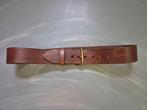 Leren broekriem, Kleding | Heren, Riemen en Ceinturen, Echt leder, Zo goed als nieuw, Riem of Ceintuur, Onbekend
