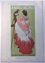 art nouveau Origineel Anis Reclame litho poster affiche, Verzenden