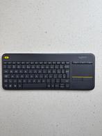 Logitech K400 plus keyboard, Ophalen, Multimediatoetsen, Zo goed als nieuw, Draadloos