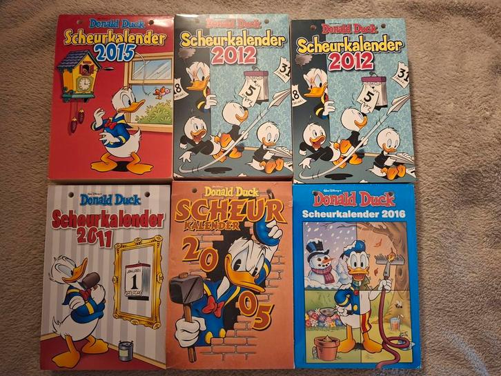 Diverse Donald Duck Scheurkalenders, Boeken, Stripboeken, Gelezen, Meerdere stripboeken, Ophalen of Verzenden