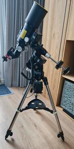 Bresser Telescoop d=102mm, f:460mm op montering., Ophalen, Lenzentelescoop (refractor), 80 tot 200 mm, Met statief