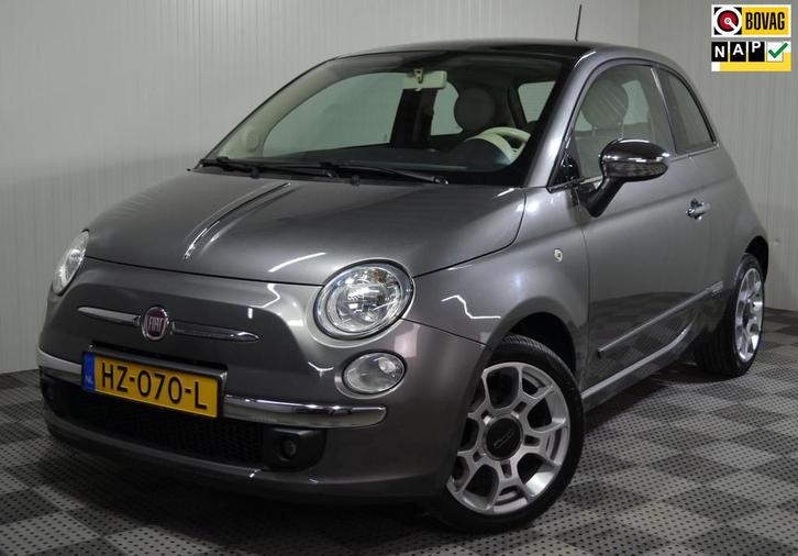Fiat 500 1.2 Lounge / Pano.dak / Airco / Pdc / Lm velgen / 4, Auto's, Fiat, Bedrijf, Te koop, ABS, Airbags, Airconditioning, Boordcomputer