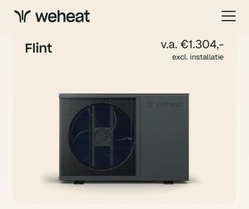 Gratis €100 Weheat A+++ warmtepomp kortingscode beschikbaar voor biedingen