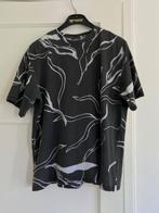 H&M relaxed t-shirt met print M, Ophalen, Maat 48/50 (M), Zo goed als nieuw, Grijs