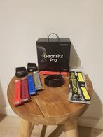 Samsung Gear Fit 2 Pro incl. 2 laders en extra bandjes, Sieraden, Tassen en Uiterlijk, Smartwatches, Gebruikt, Zwart, Samsung ⌚️
