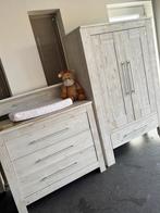 Complete Babykamer - white wash exclusive, Huis en Inrichting, Kasten | Dressoirs, Ophalen, 100 tot 150 cm, Zo goed als nieuw