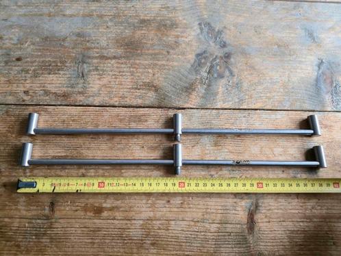 2 x Solar 3 rod buzzerbars fixed wide globetrotter, Watersport en Boten, Hengelsport | Karpervissen, Zo goed als nieuw, Overige typen