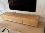 Eiken TV meubel 210x50x40 (lxbxh), Huis en Inrichting, Kasten | Televisiemeubels, Ophalen, Gebruikt, Eikenhout, 200 cm of meer