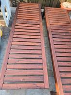 2 stuks ligbed zonnebed ikea met hoes en kussens, Ophalen, Zo goed als nieuw, Rotan