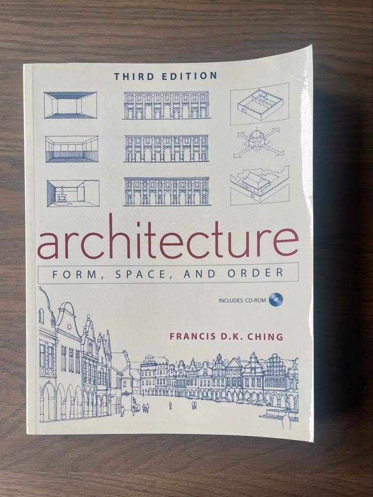 Architecture: Form, Space and Order (Third Edition) incl. CD, Boeken, Kunst en Cultuur | Architectuur, Zo goed als nieuw, Architectuur algemeen