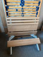 Licht eiken 1 persoons bed met bijpassend nachtkastje, Huis en Inrichting, Slaapkamer | Matrassen en Bedbodems, Ophalen, Gebruikt