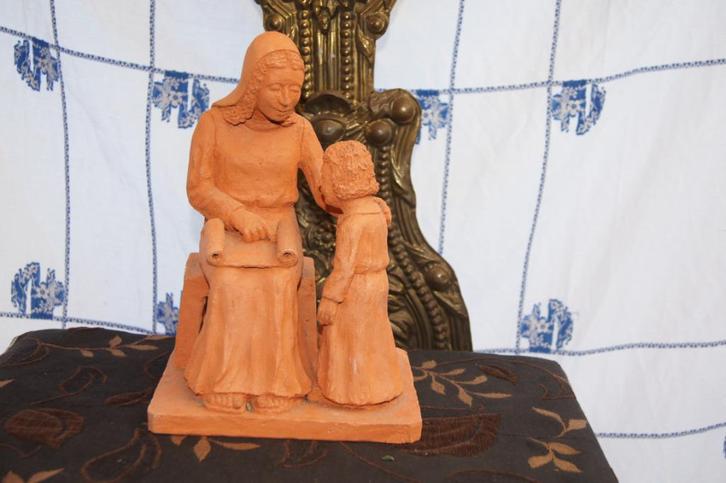 Terracotta  Beelden, Antiek en Kunst, Kunst | Beelden en Houtsnijwerken, Ophalen of Verzenden