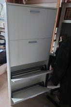 Witte schoenenkast met 4 vakken, Ophalen, Gebruikt, Modern
