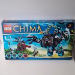 Lego Chima 70008 Gorzan's Gorilla Striker + doos + boekjes, Verzenden, Gebruikt, Complete set, Lego