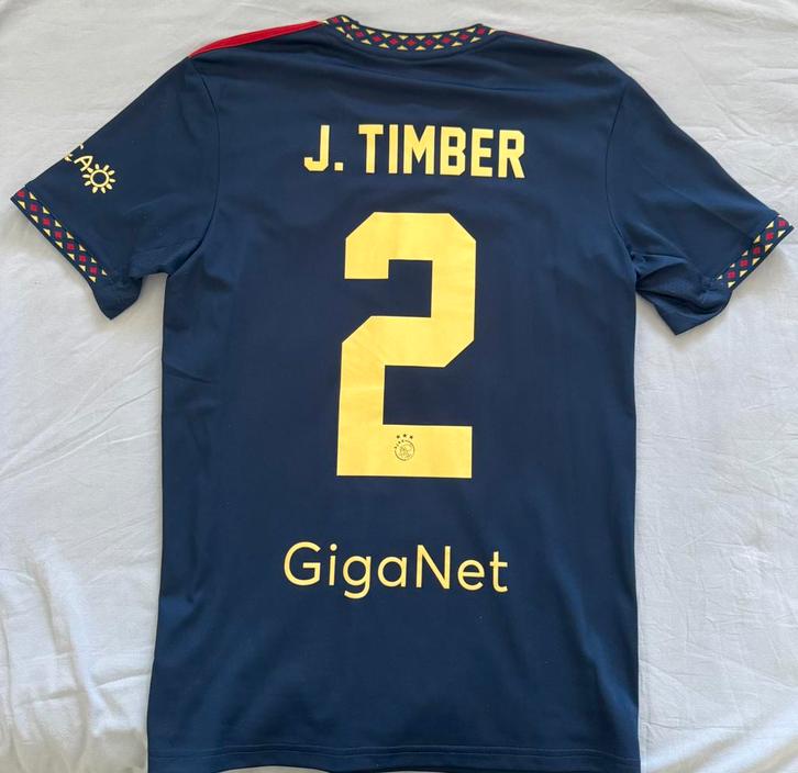Ajax uitshirt 2022/2023 - Jurriën Timber #2 - Maat S, Verzamelen, Sportartikelen en Voetbal, Zo goed als nieuw, Shirt, Ajax, Ophalen of Verzenden