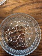 Glazen cristal onderzetters, Antiek en Kunst, Antiek | Glas en Kristal, Ophalen