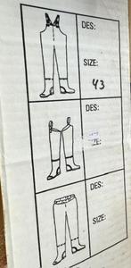 Deense Kwaliteit Waadpak mt 43   €55,-, Watersport en Boten, Ophalen, Nieuw, Overige typen