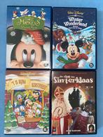 Vier DVD”s van Disney met Mickey en de vlag van Sinterklaas., Overige typen, Ophalen of Verzenden, Zo goed als nieuw, Alle leeftijden
