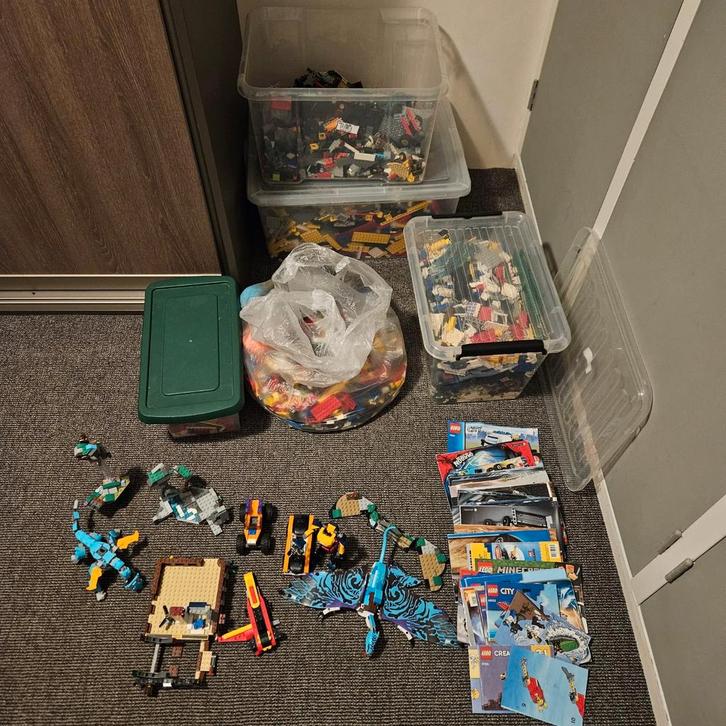 Grote partij LEGO - 24 Kilo!, Kinderen en Baby's, Speelgoed | Duplo en Lego, Gebruikt, Lego, Losse stenen, Ophalen