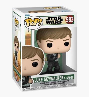 Funko POP! Star Wars - Luke Skywalker & Grogu #0583 |NEW| beschikbaar voor biedingen