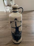 Delfts Blauw Jeneverfles met Molen, Ophalen of Verzenden
