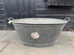 Grote zinken tobbe, Antiek en Kunst, Curiosa en Brocante, Ophalen of Verzenden