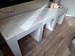 Witte grote houten tv meubel! Brocante kastje.  Vintage., Ophalen of Verzenden, 25 tot 50 cm, Minder dan 100 cm
