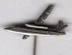 Fokker 27 Zilverkleurig vliegtuig speldje ( J_161 ), Verzenden, Nieuw, Transport, Speldje of Pin