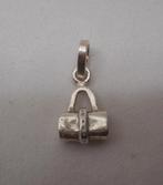 Zilveren hangertje van een tasje nr.939, Verzenden, Zo goed als nieuw, Zilver, Zilver