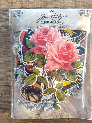 Tim Holtz Idea-ology Layers “Botanicals” (#TH93554)  beschikbaar voor biedingen