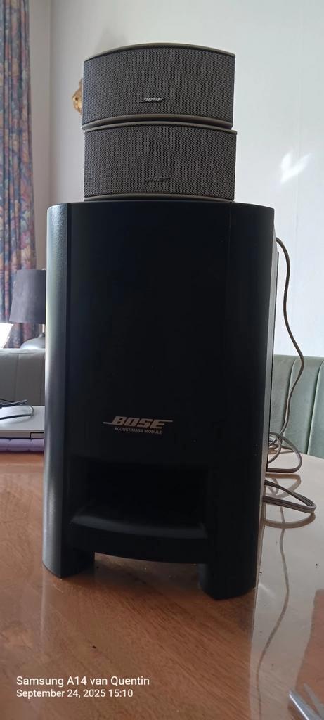 Bose Acoustimass Subwoofer + 2 Speakers, Audio, Tv en Foto, Luidsprekers, Gebruikt, Subwoofer, Minder dan 60 watt, Bose, Ophalen of Verzenden