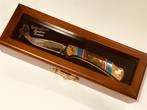 Buck 112 Custom David Yellowhorse 1996 Nice wooden box  Limi, Vintageknives.nl, Nieuw, Ophalen of Verzenden, Maarten@Vintageknives.nl