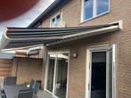 Elektrisch Zonnescherm - 5.5m breed, 2.8m uitval, Tuin en Terras, Ophalen, Gebruikt, 450 cm of meer, Elektrisch