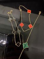 Prachtige 14 karaats gouden klaver armbanden, Ophalen of Verzenden, Nieuw, Goud