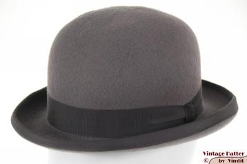 Vintage Bolhoed Horka grijs wolvilt 56,5 gratis verzenden NL beschikbaar voor biedingen