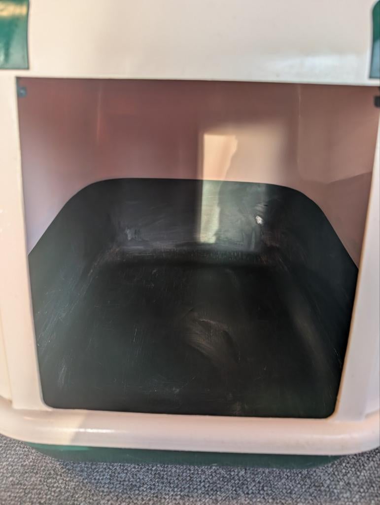 Kattenbak, met toebehoren, Ophalen of Verzenden, Zelfreinigend, Gebruikt, Open