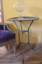 Antiek frans tuintafel tafel tuin tour eiffel belle epoque, Ophalen of Verzenden