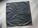 Nieuw leren kussenhoes zwart leer 40X40, Ophalen of Verzenden, Nieuw, Zwart, Vierkant
