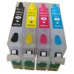 Hervulbare Cartridges voor Epson T1281 T1282 T1284 T1284, Ophalen of Verzenden, Nieuw, Cartridge