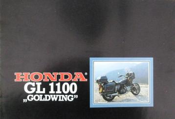 Folder HONDA GL 1100 "Goldwing" 1980 beschikbaar voor biedingen