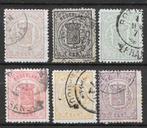 Nvph 13-18 gebruikt cw 334,00 B, Postzegels en Munten, Ophalen of Verzenden