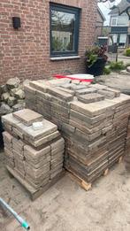 Wildverband tuintegels 100m2, Tuin en Terras, Tegels en Klinkers, Ophalen, Gebruikt, 10 m² of meer, Beton