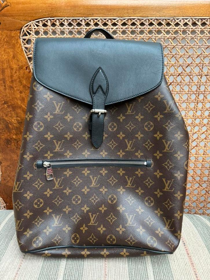 Uniek! Louis Vuitton Palk Backpack Macassar Monogram Canvas, Sieraden, Tassen en Uiterlijk, Tassen | Rugtassen, Zo goed als nieuw