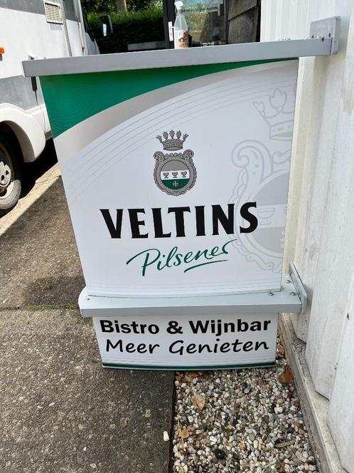 Groot "VELTINS" Reclame Uithangbord, Verzamelen, Merken en Reclamevoorwerpen, Zo goed als nieuw, Reclamebord, Ophalen