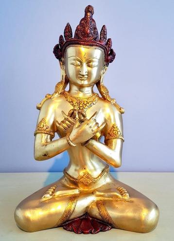 VAJRADHARA BOEDDHA BEELD BRONS 33 CM! beschikbaar voor biedingen