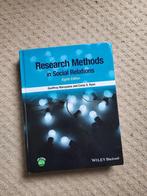 Research methods in social relations 8ste editie, Boeken, Studieboeken en Cursussen, Ophalen of Verzenden, Zo goed als nieuw, WO