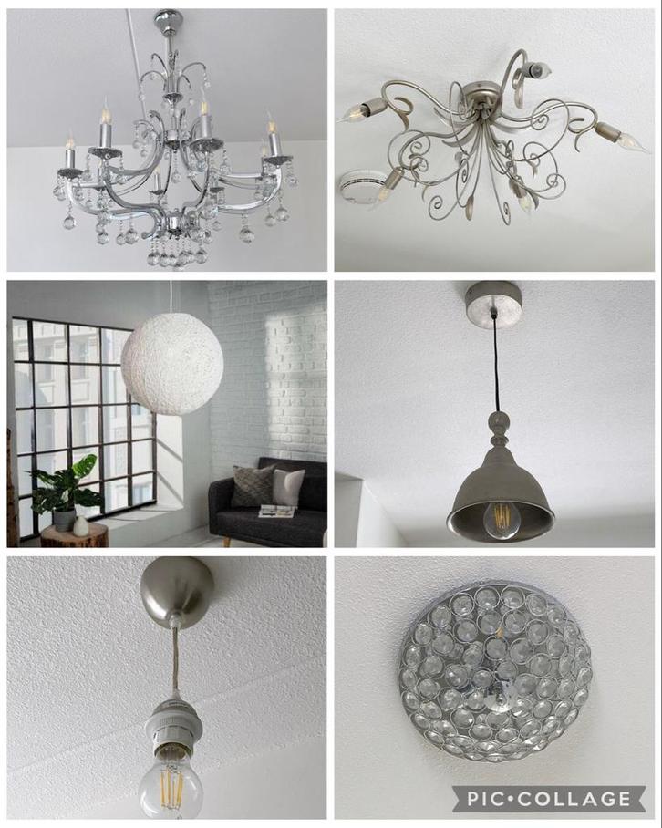 Diverse hanglampen plafondlampen japandi (ZGAN), Huis en Inrichting, Lampen | Hanglampen, Zo goed als nieuw, Ophalen of Verzenden