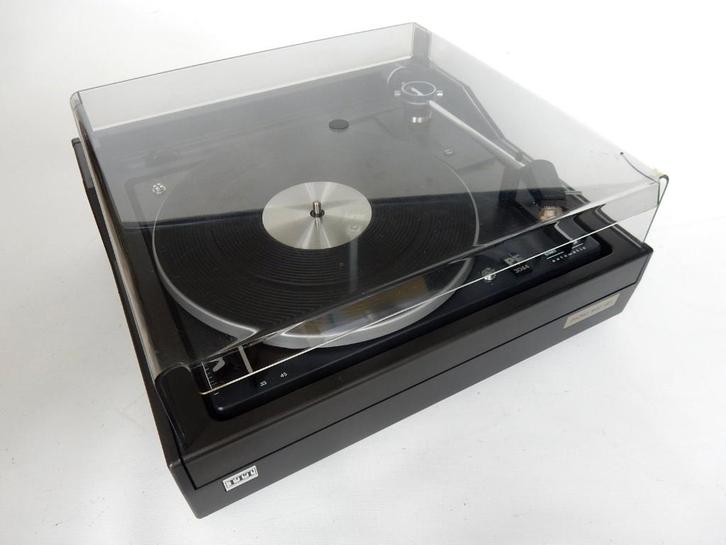 (Dual 1224) ITT 1600 PE 3044 Shure MD75 en nieuwe naald, Audio, Tv en Foto, Platenspelers, Gebruikt, Platenspeler, Dual, Pitch-regelaar